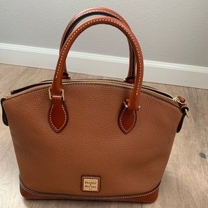 Dooney and Bourke Darcy Satchel in Caramel